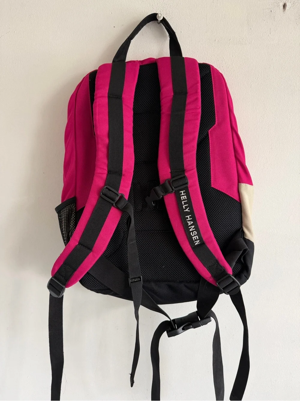 Helly Hansen Hot Pink and Cream Casual Daypack Backpack